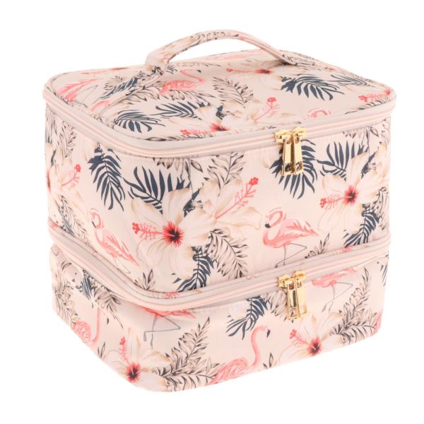 多層マニキュアオーガナイザー軽量ポータブル大型ハンドバッグオーガナイザーマニキュアツールネイルツールオーガナイザー多機能女性