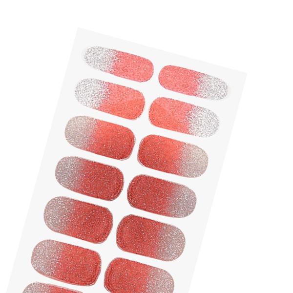 2 個ネイルステッカープレス爪グリッターネイル用品ホームネイルサロンスタイル I