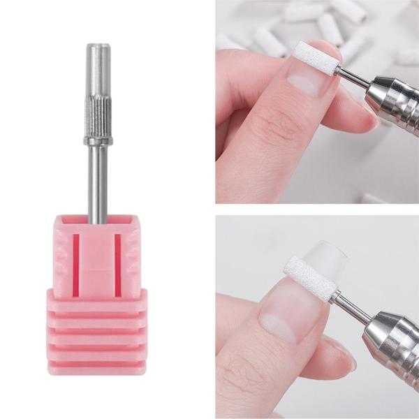 3.3mm ネイルサンディングバンドマンドレル、SPA、マニキュア、ネイルサンダー用の実用的なプロフェッショナルネイルドリルヘッド