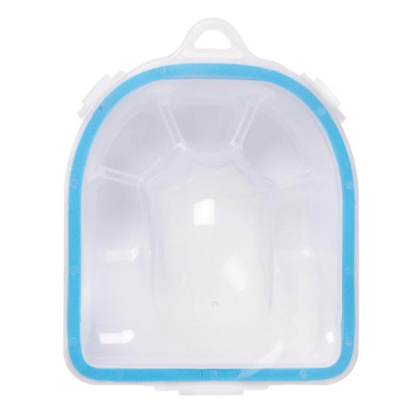 ネイルソーキングボウル、リムーブウォッシュソーカートレイ、耐久性のあるネイルアートツール、ジェルポリッシュディップパウダーリムーバー、手の爪