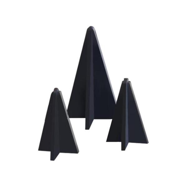 ジュエリー ショーケース ラック小売ジュエリー タワー耐久性のあるイヤリング オーガナイザー ホルダー ブラック 3 個