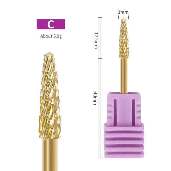 3 ミリメートルネイルサンディングバンドマンドレルネイルサンダー電気やすりホームサロン SPA C