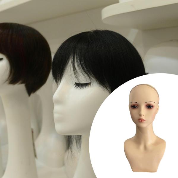 ウィッグホルダーマネキンかつらディスプレイスタンドマネキンヘッドメイクアップ女性ハゲマネキンヘッドウィッグ作成用メガネヘアスタイリング
