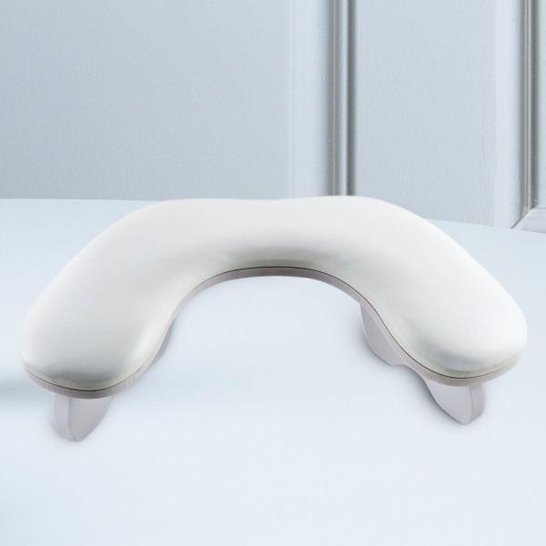 U字型ネイルアームレスト PUレザーネイルハンドレスト 家庭用 DIY ホームネイルテック ホワイト