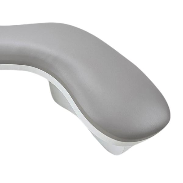 U字型ネイルアームレスト PUレザーネイルハンドレスト 家庭用 DIY ホームネイルテック グレー