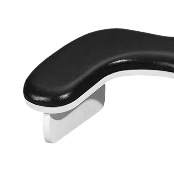 ネイルアームレストクッション マニキュアサロン用 実用的なU字型スタンド ネイリスト用 ブラック