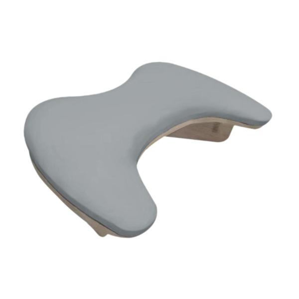 ネイル用アームレストクッション 木製スタンド U字型 自宅マニキュア ネイルサロン用 グレー