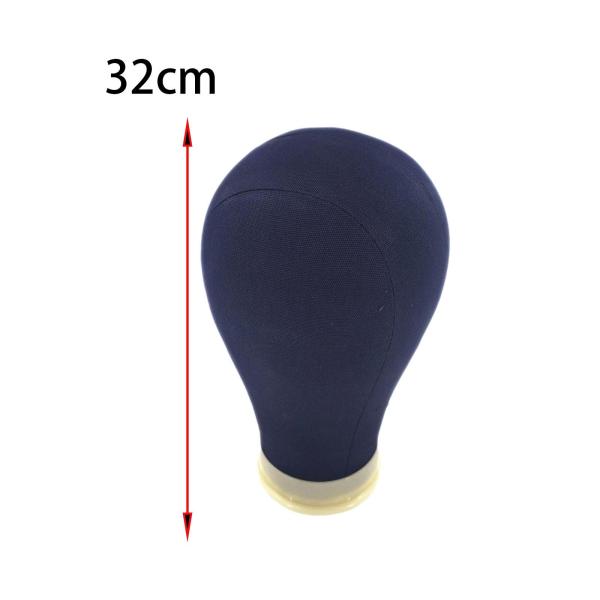 ウィッグヘッドモデル ヘッドフォンラック 帽子ディスプレイスタンド サロン用 ヘッドセット ヘッドドレス ダークブルー