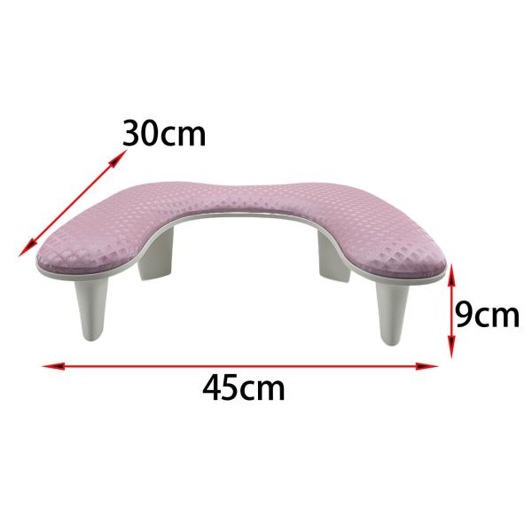 ネイル用アームレスト ネイルテック ネイルハンドピロー 個人用アクリルネイル用 ホームDIY ピンク
