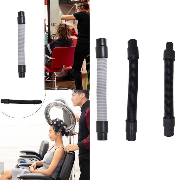 ヘアスチーマーホース ヘアドライヤー ボンネット サロン ナノ ヘアスチーマー 接続ホース ダブル 3.5cm グレー