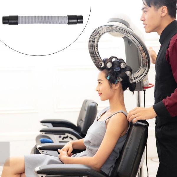ヘアスチーマーホース ヘアドライヤー ボンネット サロン ナノ ヘアスチーマー 接続ホース ダブル 3.5cm グレー