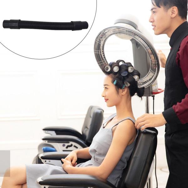 ヘアスチーマーホース ヘアドライヤー ボンネット サロン ナノ ヘアスチーマー 接続ホース ダブル 3.5cm ブラック