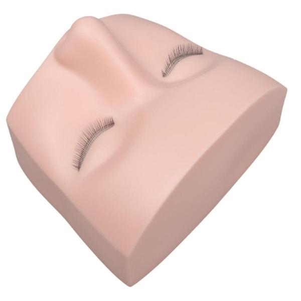 まつげマネキンヘッド メイク練習用ヘッド まつげメイク練習用 自宅用 ホワイトスキン