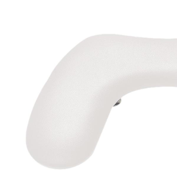 PUレザー U字型アームレスト 高さ調節可能 取り外し可能 サロン向け パーソナル ホワイト