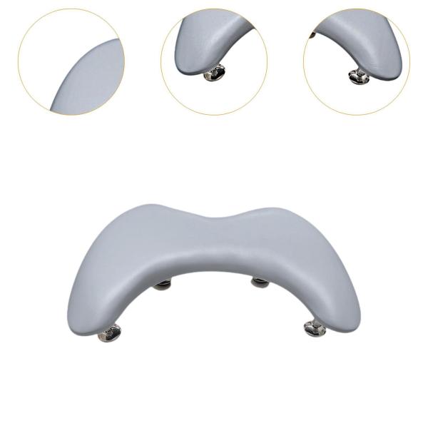 PUレザー U字型アームレスト 取り外し可能スタンド サロン用 女性 ネイル用品 グレー