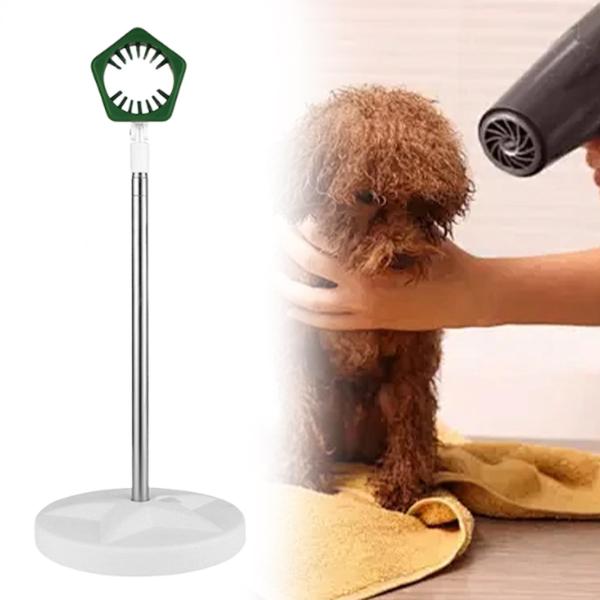 ヘアドライヤースタンド電話ブラケットホルダーテーブルまたはフロアヘビーデューティ180度家庭用輪回転可能なほとんどのヘアドライヤーバニティ