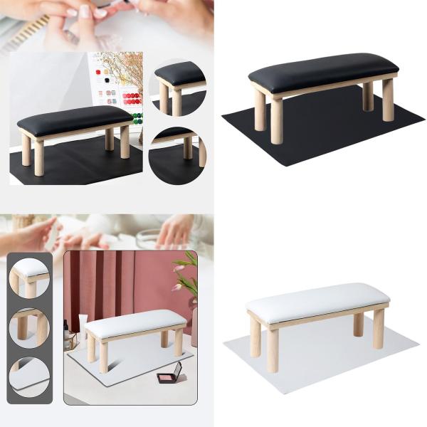 ネイルアームレスト ソフトハンドクッション ツール PUレザー サロン ホームネイルアートアームレスト ブラック