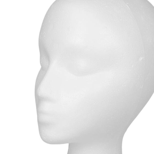 フォームマネキンヘッドディスプレイスタンドマネキン（ホワイト）安定したスタンドモデルフォームウィッグホルダーウィッグヘッドウェアヘッドセットサロンホー