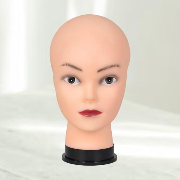 ハゲのマネキンヘッド 丈夫な多目的プロ仕様のマネキンヘッド メガネウィッグ製作とディスプレイのトレーニング用