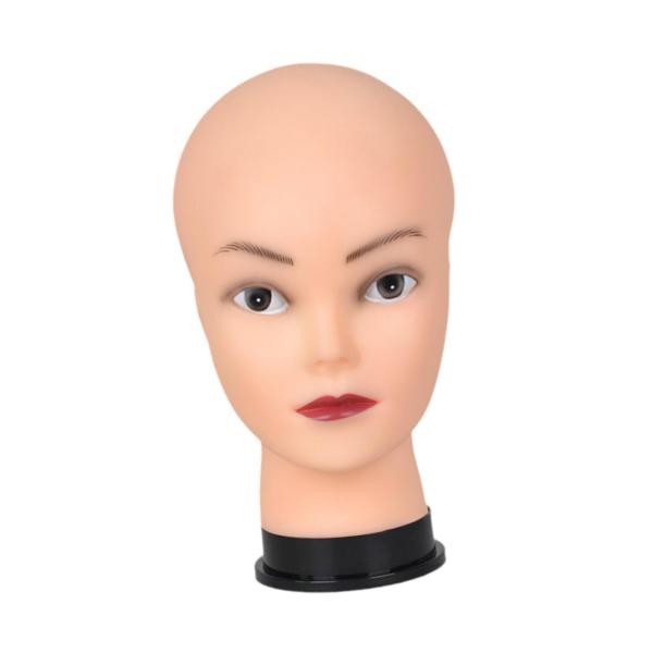 ハゲのマネキンヘッド 丈夫な多目的プロ仕様のマネキンヘッド メガネウィッグ製作とディスプレイのトレーニング用