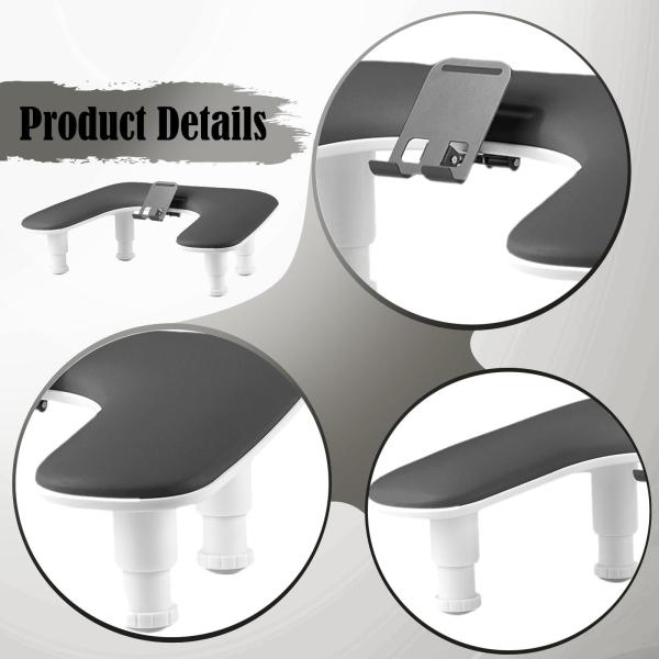 ネイルアームレスト ネイルハンドレストピロー U字型 滑り止め 高さ調節可能 マニキュアピロー アームレスト サロン ホーム用