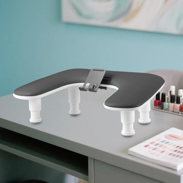 ネイルアームレスト ネイルハンドレストピロー U字型 滑り止め 高さ調節可能 マニキュアピロー アームレスト サロン ホーム用