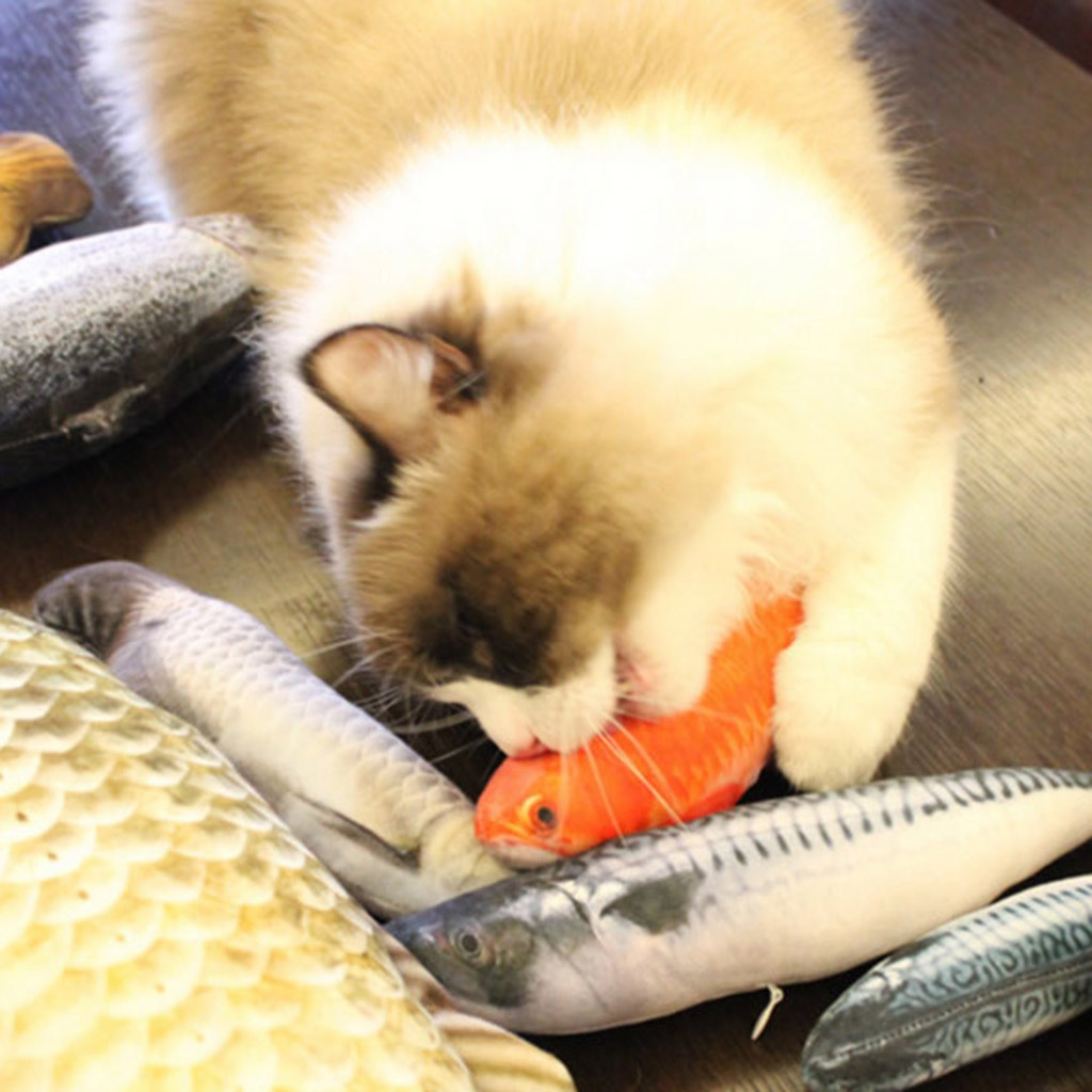 ペット 猫 噛むおもちゃ キャットニップ ぬいぐるみ 魚 おもちゃ 猫 贈り物 全5種｜stk-shop｜02
