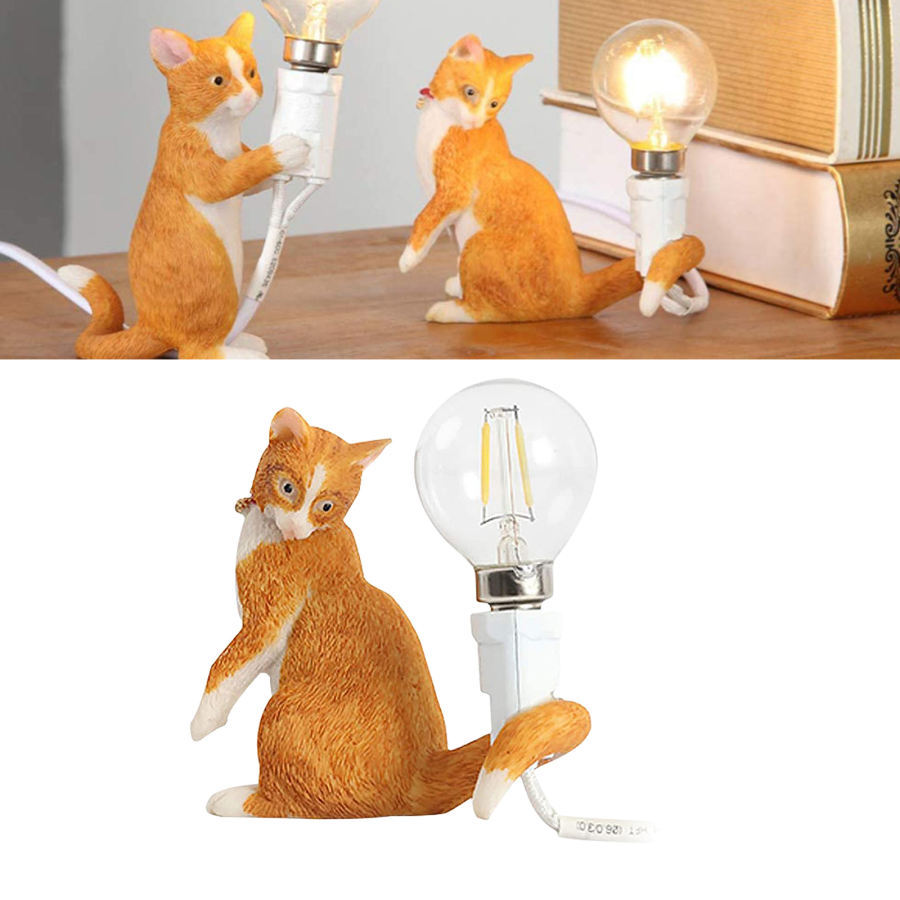 ベッドルーム用キャットテーブルランプ 3種類ライト レッド Ws6462 超人気 専門店 ベッドルーム用キャットテーブルランプ 3種類ライト レッド Ws6462 超人気 専門店