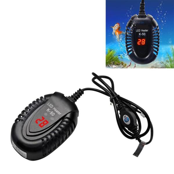 高速加熱水族館水中ヒーターミニフィッシュタンクLEDサーモスタット25W