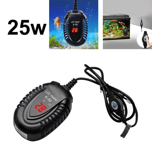 高速加熱水族館水中ヒーターミニフィッシュタンクLEDサーモスタット25W
