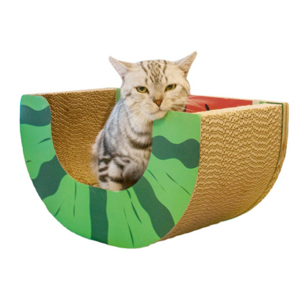 段ボール猫の家猫の遊びの家屋外屋内用の垂直カートン洞窟｜stk-shop｜02