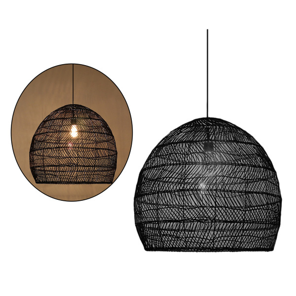 天井吊り下げライトランプシェード竹照明ランプシェード装飾美術