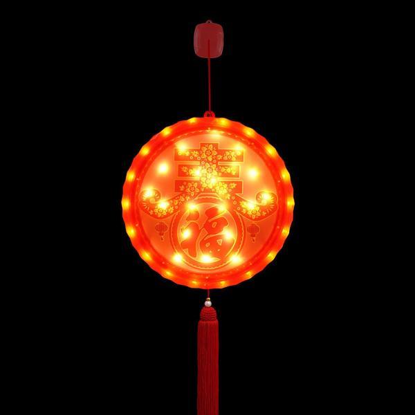 祭りの家の装飾のために3D赤をぶら下げているLEDライト春祭りのペンダント｜stk-shop｜05