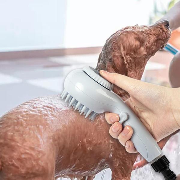 犬猫シャワー噴霧器ヘッドペット用品理髪ハンドヘルドバスブラシ