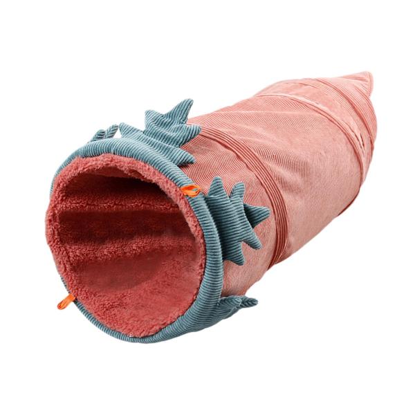 ペット猫ハムスタートンネルおもちゃチューブテントモルモットハリネズミマウスラットニンジン