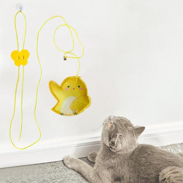 面白い子猫のおもちゃインタラクティブなおもちゃ猫用品羽のおもちゃ猫スティック猫ティーザーおもちゃ猫屋内ドアの猫のケージのおもちゃを再生します｜stk-shop｜05