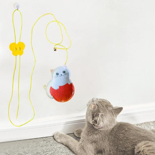 面白い子猫のおもちゃインタラクティブなおもちゃ猫用品羽のおもちゃ猫スティック猫ティーザーおもちゃ猫屋内ドアの猫のケージのおもちゃを再生します｜stk-shop｜06