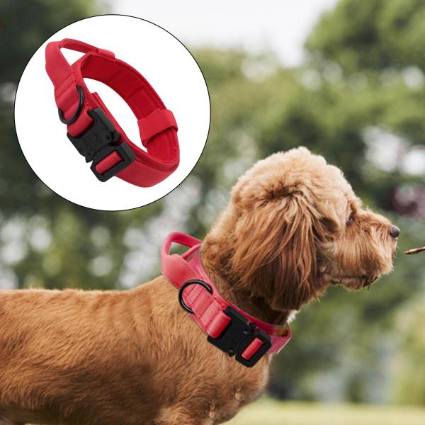 中型大型犬の子犬用に調整可能なハンドル付き犬用首輪の安全性｜stk-shop｜05
