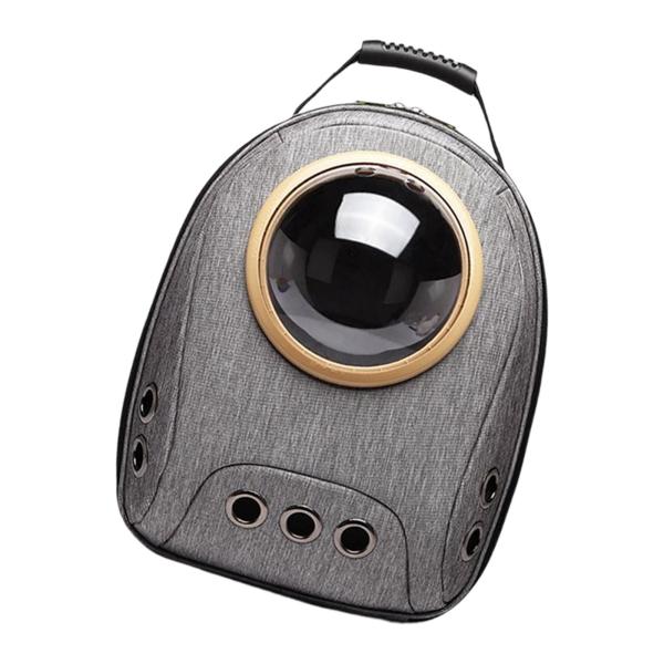 屋外ウォーキング用の小さな猫の子犬のための猫用キャリーバックパックグレー