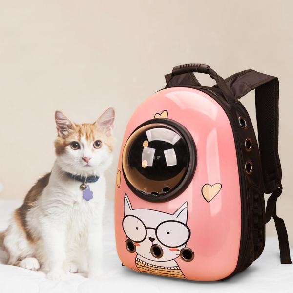 猫キャリアバックパック宇宙カプセルトラベルバブルバッグ子猫屋外メガネ猫
