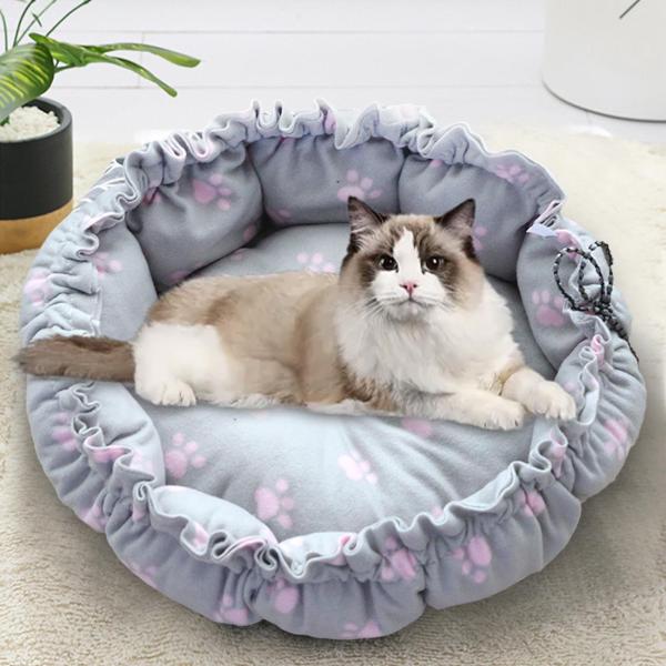 快適な犬のベッドペット猫クッションソフトネスト子犬犬小屋冬洗える調節可能な暖かい子猫のベッドペット用品