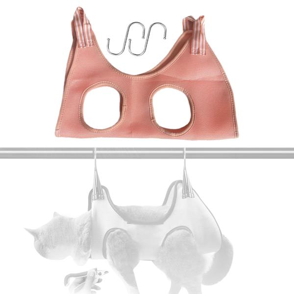 ペットグルーミングハンモック 犬用拘束袋 多機能耳掃除用 S