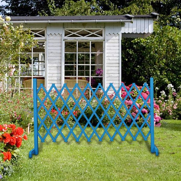 木製ドッグゲートドア拡張折りたたみフェンスアクセサリープロフェッショナル折りたたみ式190cmx90cmブルー