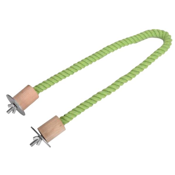 鳥用ロープ パーチ オウム トレーニング エクササイズ インコ Conures オカメインコ 55cm