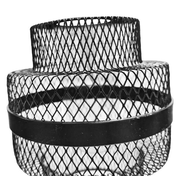 ハンギングペンダントライトランプシェードフィッティング照明メタルワイヤーライトケージカバーブラック