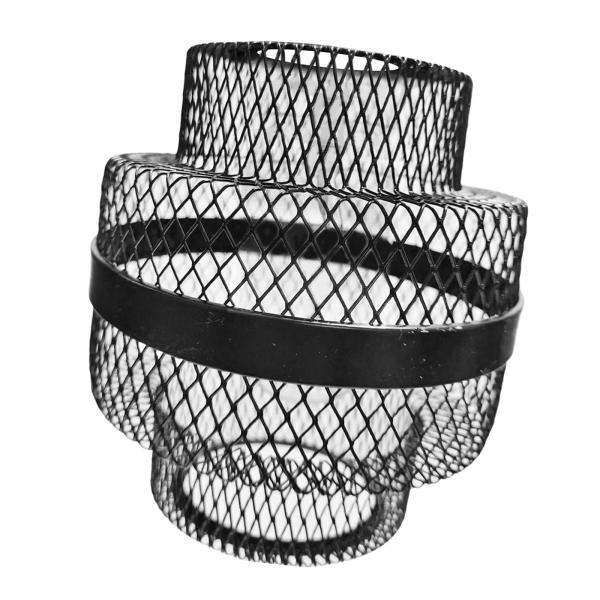 ハンギングペンダントライトランプシェードフィッティング照明メタルワイヤーライトケージカバーブラック