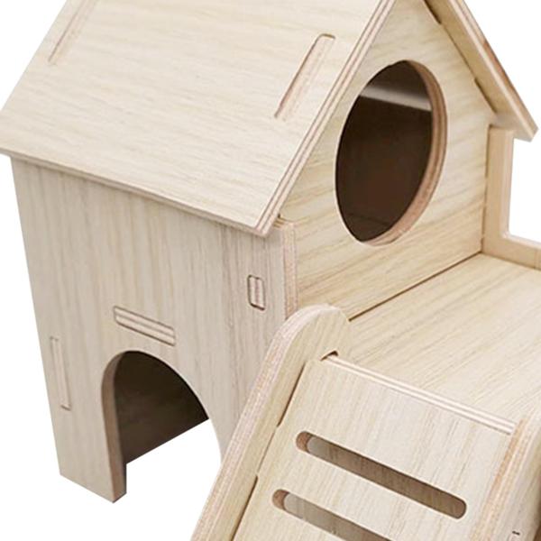 ハムスターハウスエクササイズおもちゃトンネルモルモットハムスターハリネズミ用の小さなケージ15.5cmx15cmx14cm