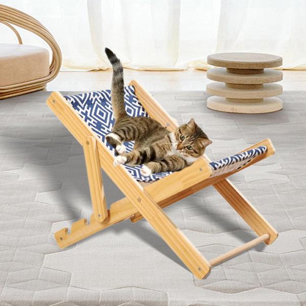 猫ベッド交換カバーラグパッド部品猫用高架ベッドペットベッド犬小屋キャンバス