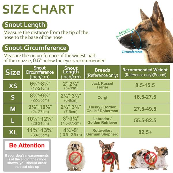 犬用口輪 犬の訓練用口輪 調節可能なストラップ付き フルカバー犬用口輪 M