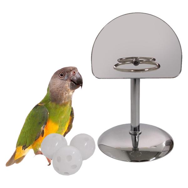オウムのおもちゃ バスケットボール 鳥のトレーニングおもちゃ ペット用品 オウム インテリジェンスおもちゃ フィンチ バスケットボール フー